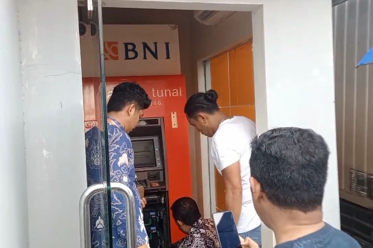 BNI Pastikan Aman Uang Dalam Mesin ATM yang Terbuka Sendiri di Baubau