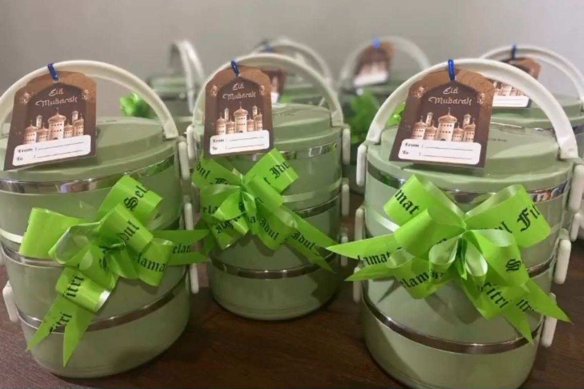 Contoh hampers makanan dari Nyonya Rempah