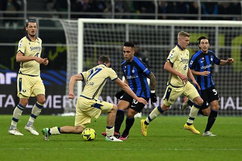 Hasil Inter Vs Verona 1-0: Satu Gol Cukup, Nerazzurri Pepet Juventus