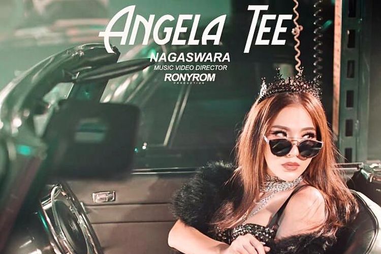 Angela Tee dalam cover single terbarunya, Iyo I Can yang dirilis oleh label rekaman Nagaswara.