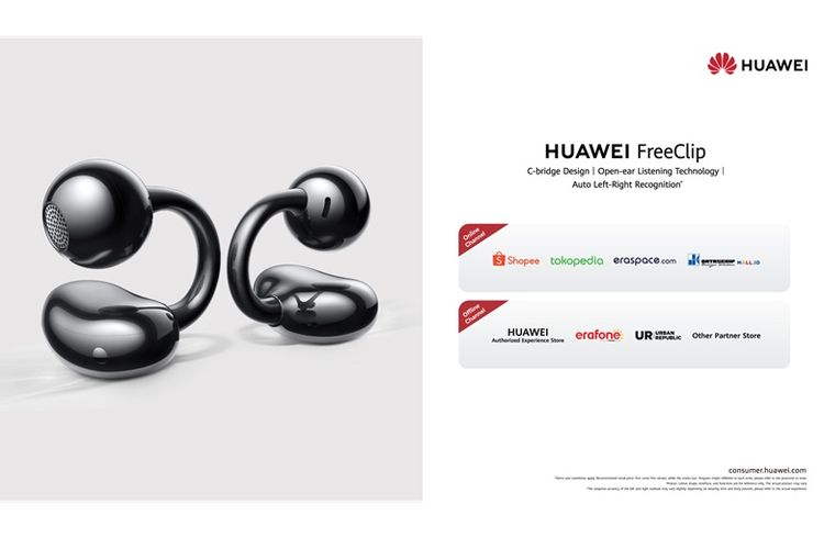 Huawei FreeClip, TWS Terbaru dengan Desain Inovatif - Teropong Media