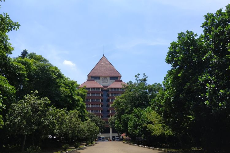 Gedung Rektorat Universitas Indonesia, Depok, Jawa Barat.