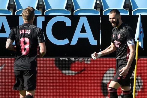 Top Skor Liga Spanyol - Tambah 2 Gol, Karim Benzema Ancam Luis Suarez 