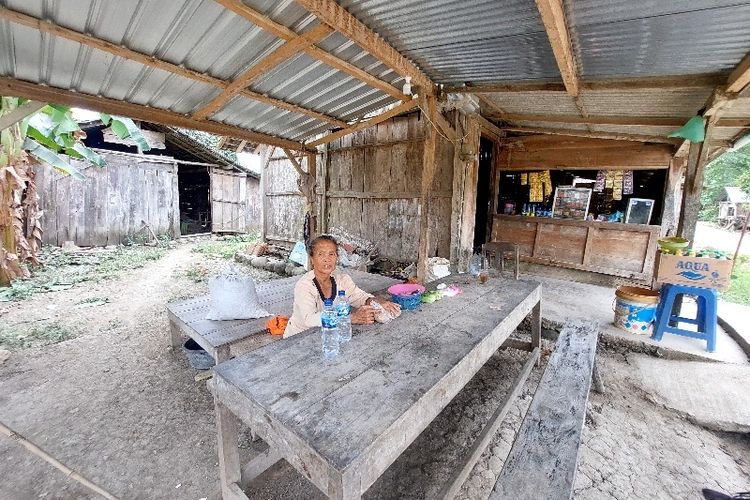 Suasana Dusun Kedungglatik yang sepi karena terkena dampak pembangunan Bendungan Jragung