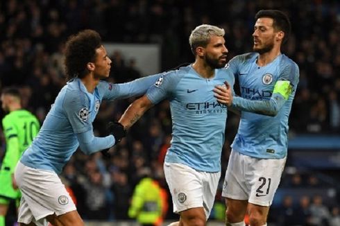 Man City Vs Schalke 04, The Citizens Pesta Gol di Etihad