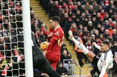 Hasil Liverpool Vs Fulham 2-2: Robertson Kartu Merah, Gakpo dan Jota Selamatkan The Reds