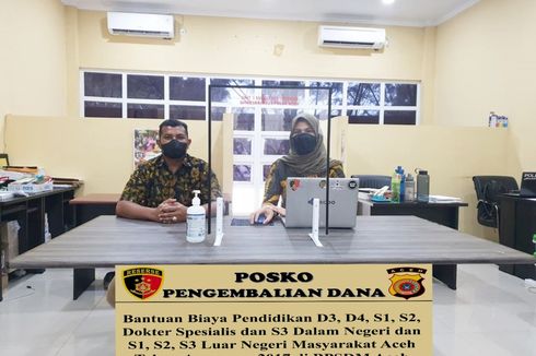 Polisi Buka Posko Pengembalian Beasiswa, 38 Mahasiswa Aceh Kembalikan Beasiswa yang Diterima