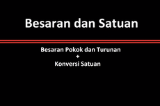 Besaran dan Satuan, Jawaban Soal Belajar dari Rumah TVRI 22 September SMP