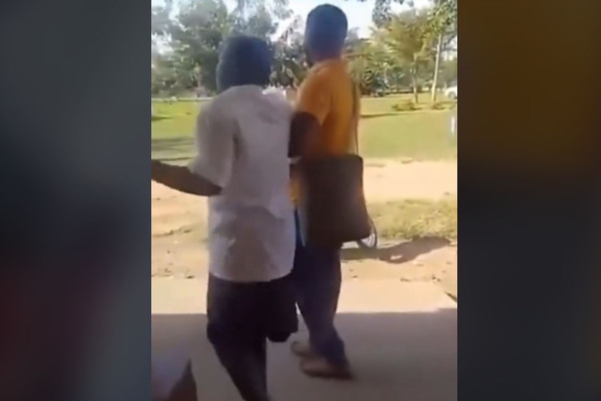 Tangkapan layar video penderita penyakit Dinga Dinga di Uganda.