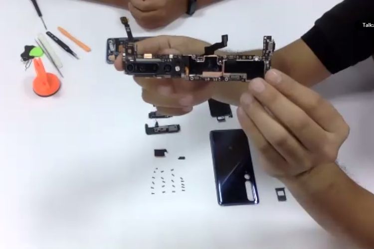 Sesi teardown Xiaomi Mi 10