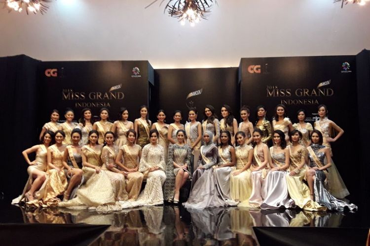 30 finalis Miss Grand Indonesia 2018