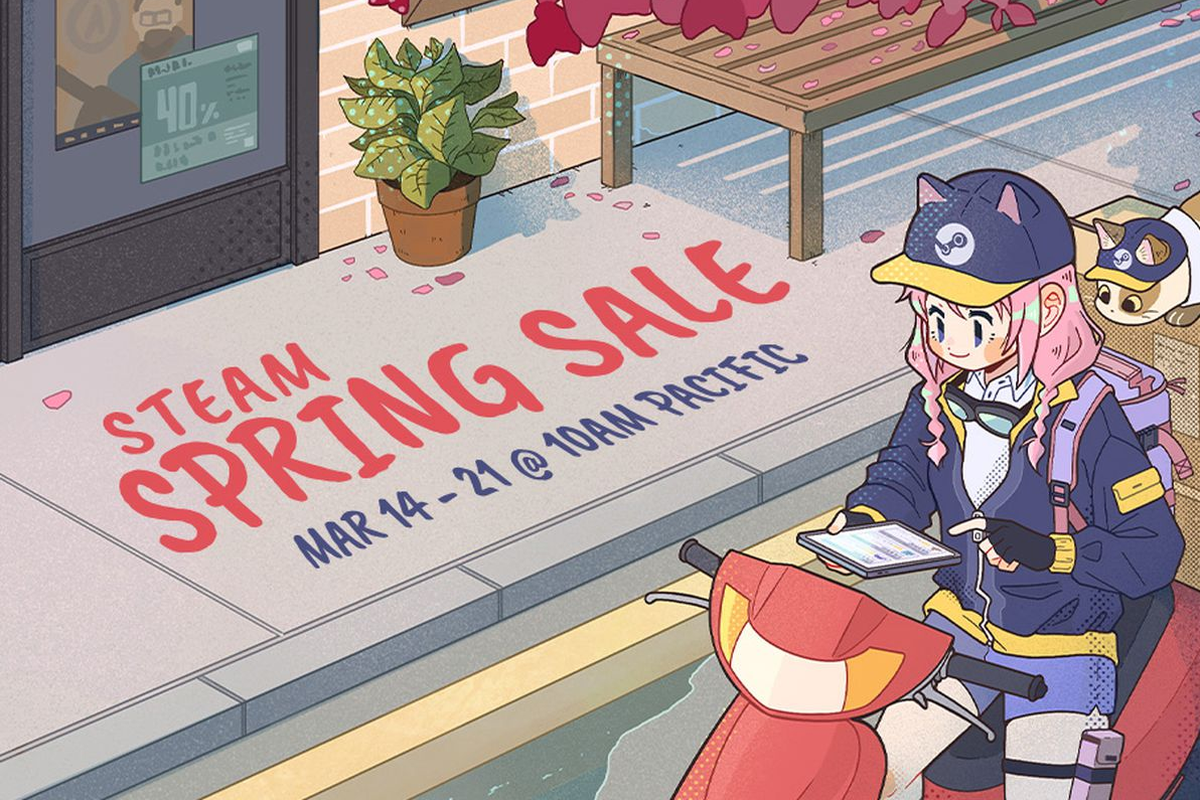 Poster Steam Spring Sale 2024