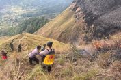 Bukit Anak Dara di Lombok Timur Terbakar, 70 Pendaki Dievakuasi