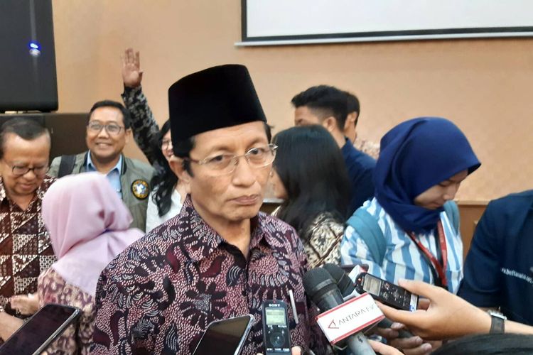 Imam Besar Masjid Istiqlal Nasaruddin Umar saat menghadiri acara yang digelar PARA Syndicate di Jakarta, Kamis (17/10/2019). 