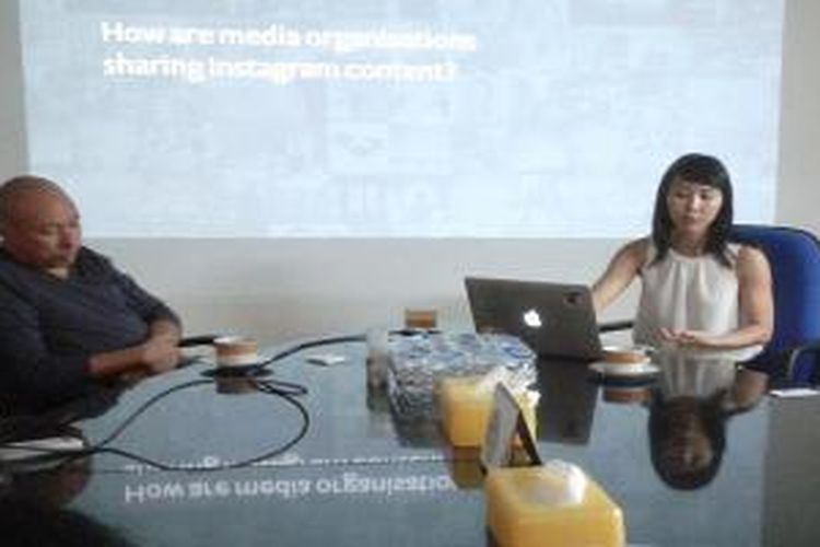 Tim Instagram Asia Pasifik di Kantor Kompas.com