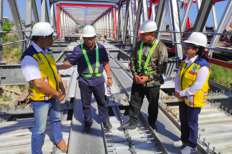 Jembatan Duplikasi Liliba di Kupang Hampir Rampung