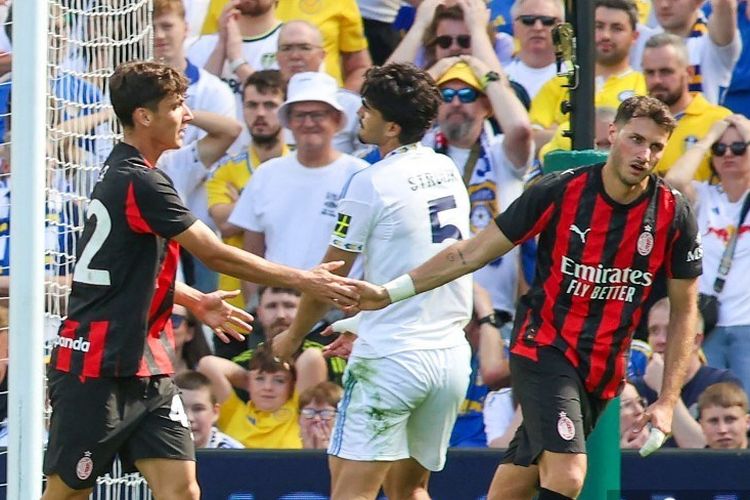 Hasil Leeds Vs Milan 1-1: Debut Ardon Jashari, Rossoneri Tertahan Seri