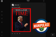 INFOGRAFIK: Satire, Donald Trump di Sampul Majalah Time Berjudul Man of the Ear