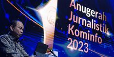 Menkonminfo  Apresiasi Jurnalis dalam Puncak Anugerah Jurnalistik Kominfo 2023