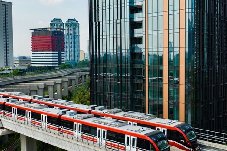 Ilustrasi LRT Jabodebek. PT Kereta Api Indonesia (KAI) mengumumkan penambahan perjalanan LRT Jabodebek menjadi 364 perjalanan pada Minggu (20/10), dari sebelumnya 260 perjalanan.