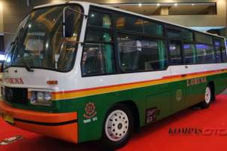 Bus Lorena 1973 tampil di INAPA 2016 sebagai salah satu dari enam bus 