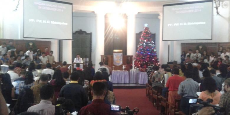 Ibadah Malam Natal Gereja Immanuel Angkat Tema Kemitraan Antar Umat