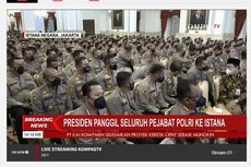 LINK Live Streaming Presiden Jokowi Panggil Seluruh Pejabat Polri ke Istana