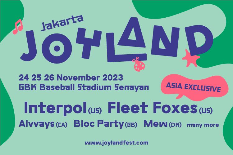 Joyland Jakarta digelar pada 24-26 November 2023