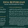 Doa Bepergian dan Doa Saat Pulang Lengkap: Arab, Latin, serta Artinya