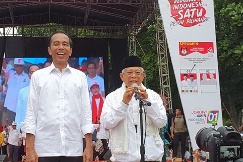 Rekapitulasi KPU: Jokowi-Ma'ruf Menang di Jakarta Pusat