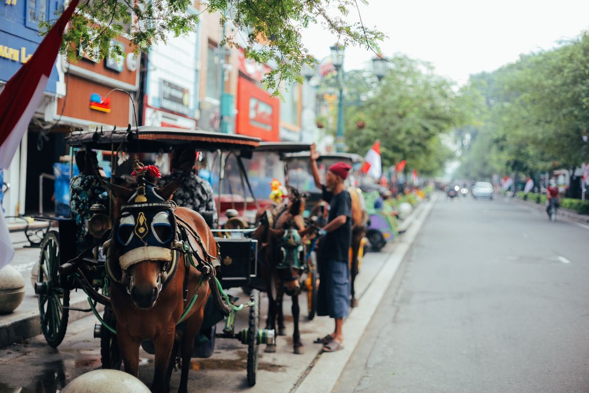 Ilustrasi Malioboro, Yogyakarta.