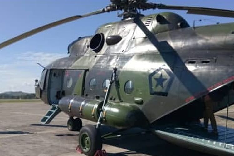 Helikopter MI-17 milik TNI AD. 