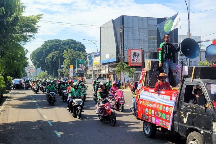 Ojol Banyumas Off Bid Serentak, Pengemudi yang Tak Ikut Akan Ditegur