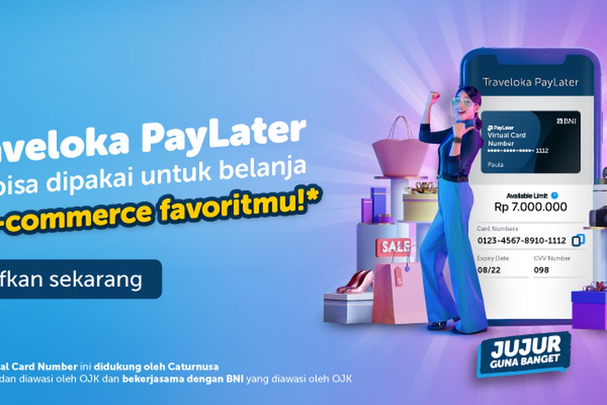 Traveloka PayLater Virtual Card Number