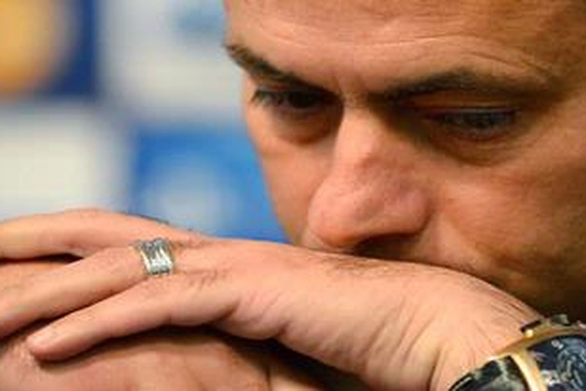 Pelatih Real Madrid, Jose Mourinho.