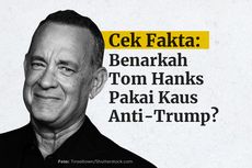 INFOGRAFIK: Benarkah Aktor Tom Hanks Pakai Kaus Anti-Trump?