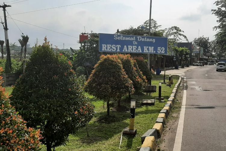 Penutupan Tempat Istirahat (TI) KM 52B arah Jakarta di Tol Jakarta-Cikampek.