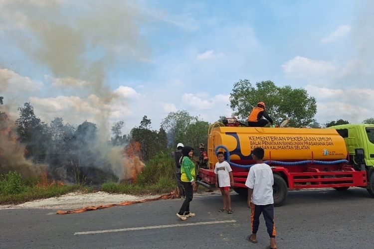 Karhutla Meluas Hampir 1.000 Hektar, 12.000 Liter Air Disiagakan