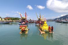 Meriahnya Pelaksanaan Sedekah Laut Sembonyo Di Trenggalek