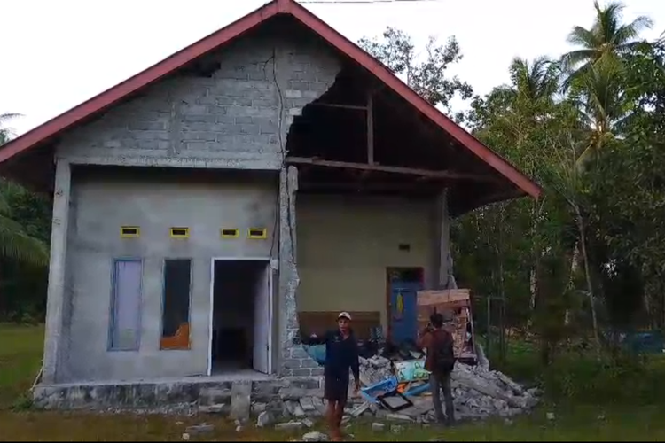 Dampak Gempa Sulut di Ternate, 233 Bangunan Rusak