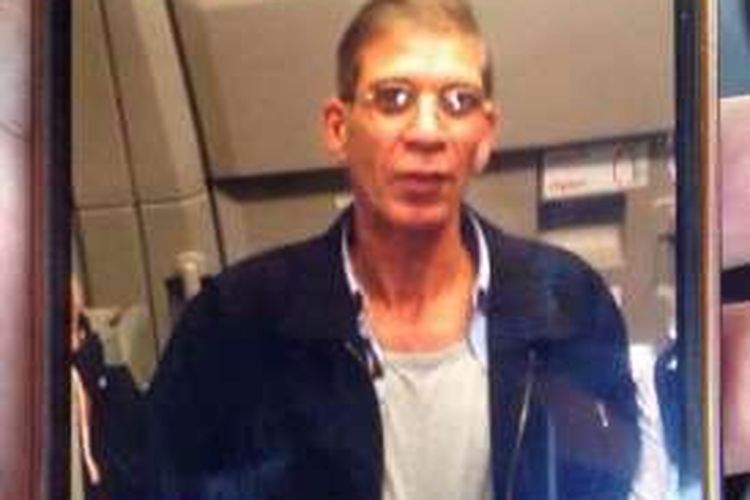 Inilah wajah tersangka pembajak Egypt Air, Seif Eldin Mustafa yang beredar di internet.