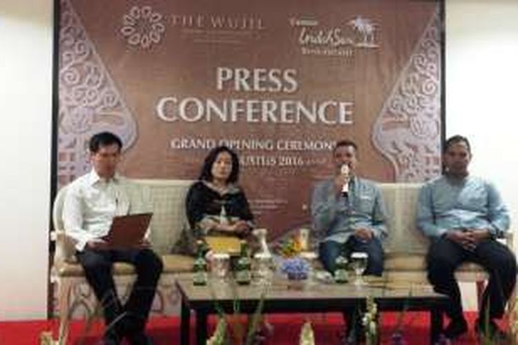 press conference grand opening ceremony, The Wujil Resort & Conventions, Jl Soekarno Hatta km 25.5 Ungaran-Semarang, Senin (29/8/2016) siang.