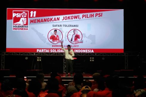 Kampanye Jokowi-Ma’ruf, PSI Gelar Safari Toleransi di Mal Bandung