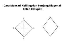 Cara Mencari Keliling dan Panjang Diagonal Belah Ketupat