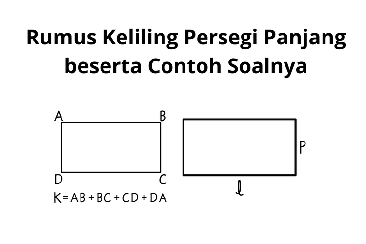 Rumus Keliling Persegi Panjang beserta Contoh Soalnya