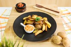 Resep Potato Garlic Butter, Kentang Goreng Bumbu Mentega dan Bawang Putih