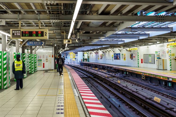 Stasiun Shibuya Tokyo Metro.