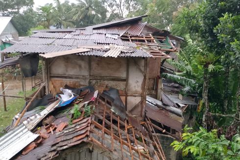 Hujan Disertai Angin di Wonosobo, 11 Kecamatan Terdampak, Puluhan Rumah Rusak
