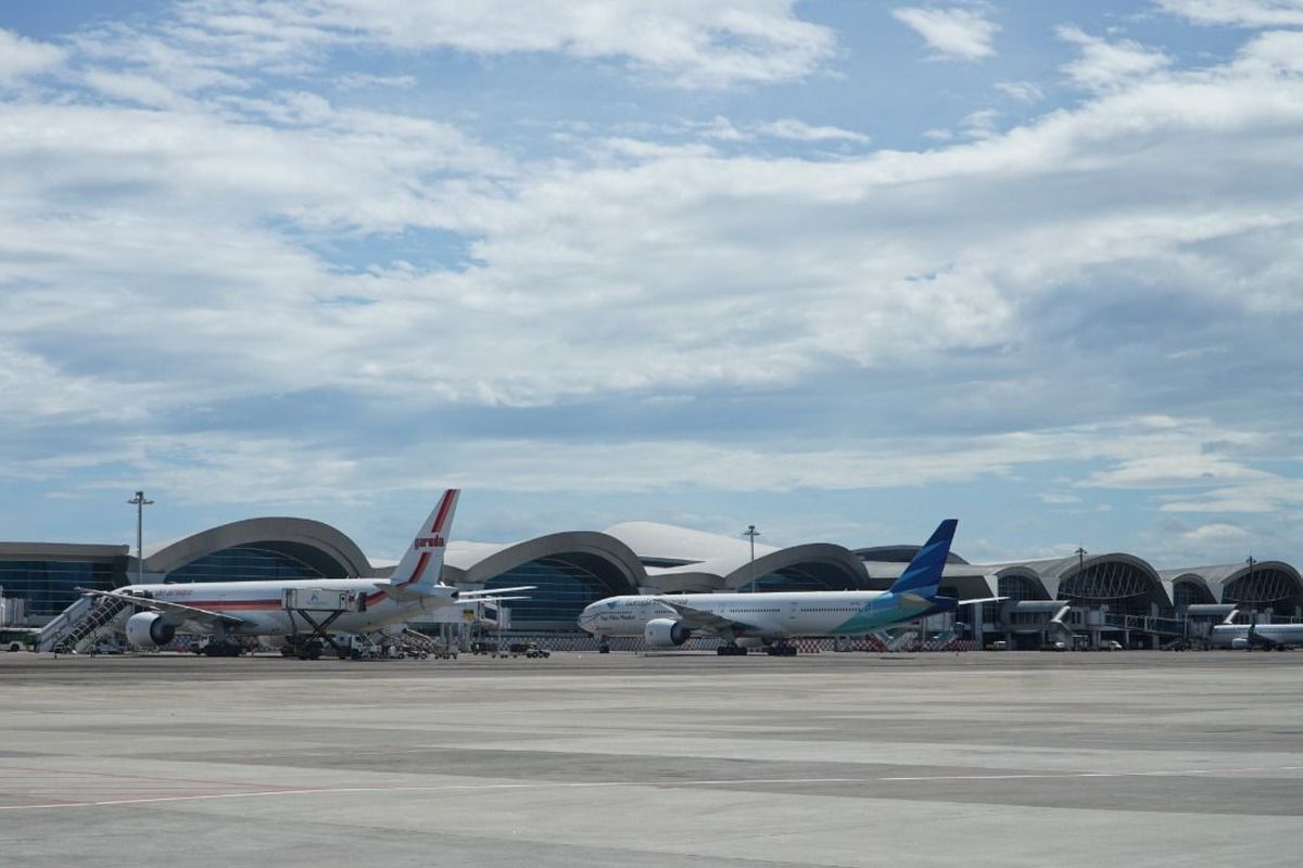 Ilustrasi pesawat di salah satu bandara PT Angkasa Pura I