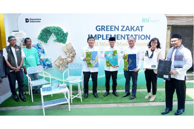 Implementasikan Green Zakat, BSI Ajak Masyarakat Ubah Sampah Jadi Emas